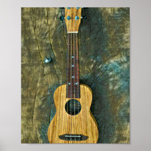 Vintage Gitarrist Poster