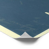 Vintage Giza Pyramid Poster – Retro Egyptian (Ecke)