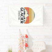 Vintage Glacier National Park Banner (Insitu)