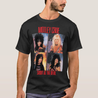Vintage Glam Metal Konzert Foto Collage Grafik T T-Shirt