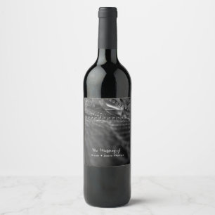 Vintage Glamour Diamanten und Perlen Wein Etikette Weinetikett