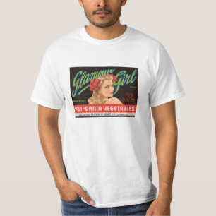 Vintage-Glamour-Girl-Etikett-Shirt T-Shirt