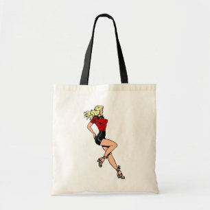 Vintage Glamour Girl von nebenan, blonde Bombshell Tragetasche