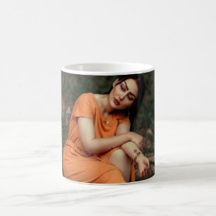 Vintage-Glamour-Porträt Keramikbecher - Klassische Kaffeetasse