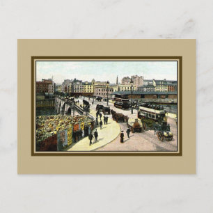 Vintage Glasgow Bridge Glasgow Schottland 1890er J Postkarte