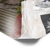 Vintage Glaskerzenhalterung Fotodruck (Ecke)