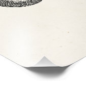 Vintage Glasschlange - Reptile Template Blank Fotodruck (Ecke)