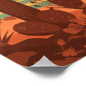 Vintage Glendale Arizona Poster (Ecke)