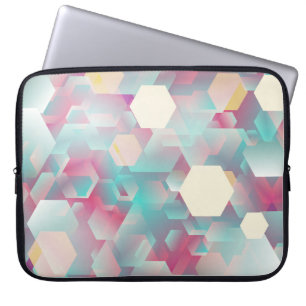 Vintage Glittering Confetti Hintergrund. Laptopschutzhülle