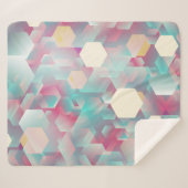 Vintage Glittering Confetti Hintergrund. Sherpadecke (Vorderseite (Horizontal))