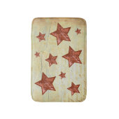 Vintage Glitzersterne Badematte (Vorderseite Vertikal)