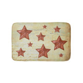 Vintage Glitzersterne Badematte (Vorderseite)