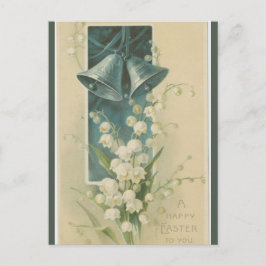 Vintage Glocken und Lily of the Valley Oster Postkarte