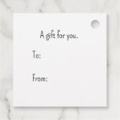 Vintage Glocken, Weihnachtsfeiertage und Weihnacht Geschenkanhänger (Rückseite)