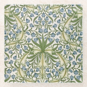 Vintage Glockenblumen-Allover-Print-Schürze Glasuntersetzer