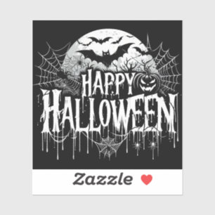 Vintage glückliche Halloween-Kunst Aufkleber