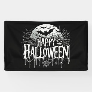 Vintage glückliche Halloween-Kunst Banner
