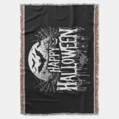 Vintage glückliche Halloween-Kunst Decke (Vorderseite Vertikal)