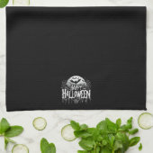 Vintage glückliche Halloween-Kunst Geschirrtuch (Gefaltet)
