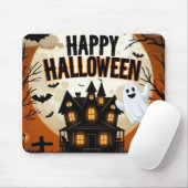 Vintage glückliche Halloween-Kunst Mousepad (Mit Mouse)