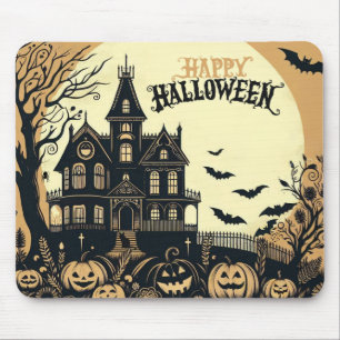 Vintage glückliche Halloween-Kunst Mousepad