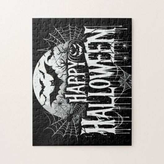Vintage glückliche Halloween-Kunst Puzzle (Vertikal)