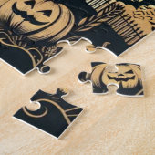 Vintage glückliche Halloween-Kunst Puzzle (Seite)