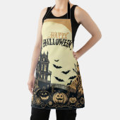 Vintage glückliche Halloween-Kunst Schürze (InSitu)