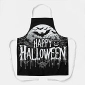 Vintage glückliche Halloween-Kunst Schürze (Vorderseite)