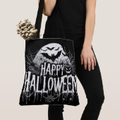 Vintage glückliche Halloween-Kunst Tasche (Von Nahem)