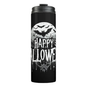 Vintage glückliche Halloween-Kunst Thermosbecher