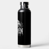 Vintage glückliche Halloween-Kunst Trinkflasche (links)