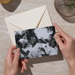 Vintage-glückliche-schwarze-Frauen-tanzende-Postka Postkarte