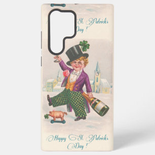 Vintage Glücklicher St. Patricks Day Shamrock Cham Samsung Galaxy Hülle