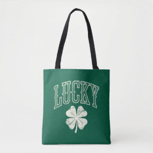 Vintage Glücksklee St. Patrick's Day Tasche