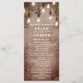 Vintage Glühbirnen aus rustikalem Ziegelstein Hoch Programm (Vorderseite)