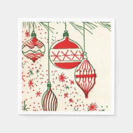 Vintage Glühbirnen Retro-Party Servietten