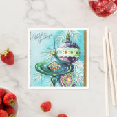 Vintage Glühbirnen Retro-Party Servietten (Beispiel)