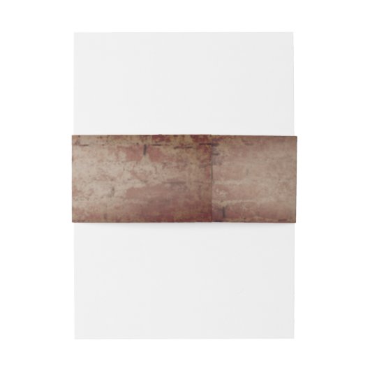 Vintage Glühbirnen Rustikaler Ziegelstein Botanisc Einladungsbanderole (Rückseitenbeispiel)