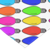 Vintage Glühbirnen Tischdecke (Schrägansicht)