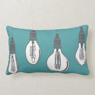 Vintage Glühlampen Lendenkissen