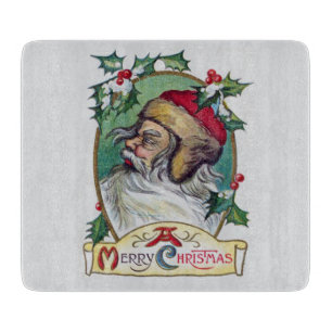 Vintage-Gnom-Christmas Schneidebrett