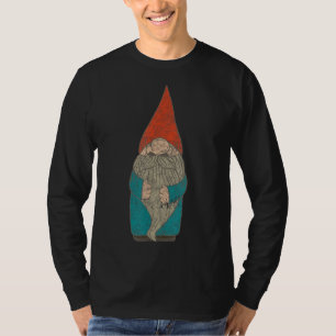 Vintage Gnom lustiges Garten-Geschenk Whimsy T-Shirt