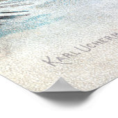 Vintage Gnomen und Ziegenweihnachtsfest Poster (Ecke)