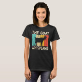 Vintage Goat The Goat Whisperer Farmer T-Shirt (Vorne ganz)