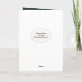 Vintage Gold 83. Geburtstagskarte Karte (Rückseite)