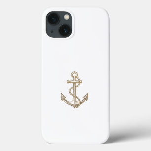 Vintage Gold Anker Handyhülle Case-Mate iPhone Hülle
