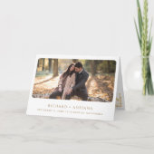 Vintage Gold Crest QR Code Weiße Hochzeit Einladung (Vorderseite)