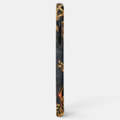 Vintage Gold Gears & Red Neon Mythic Cyberpunk Case-Mate iPhone Hülle (Hinten/Links)