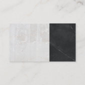 Vintage Gold Keys | Marmor Visitenkarte (Rückseite)